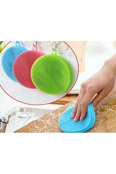Ece Genç Silicone Dishwashing Brush Non-Exhaustive (2 Pcs)