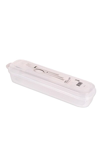 Amentes Transparent Plastic Storage Container Multix G06-c Cutlery Box
