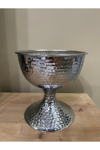 essacraft AYAKLI DÖVMELİ VAZO 20 CM