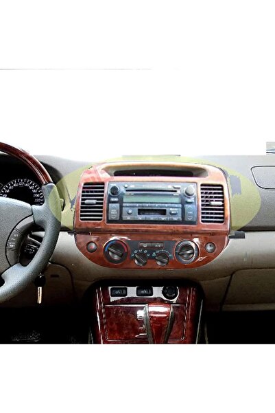 CAMRY بكج ديكور ريش مكيف و ديكور مفتاح المكيف لكامري 2003-2006 - خشبي