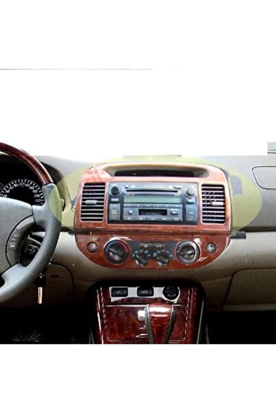 CAMRY بكج ديكور ريش مكيف و ديكور مفتاح المكيف لكامري 2003-2006 - خشبي