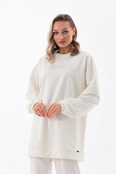 Marvella By Rasha Relaxed Fit Embossed Tracksuit Set