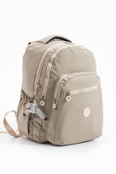 Kingston Hill Crinkle Fabric Lightweight Backpack - Suitable for School/Daily Use, Waterproof, Multi-Compartment