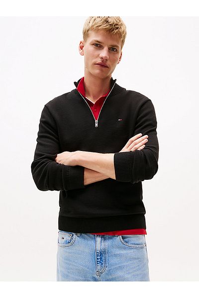 Tommy Hilfiger TJM SLM ESS LIGHT ¼ ZIP SWTR EXT