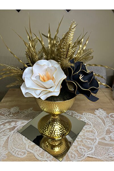 essacraft AYAKLI GOLD EVA ARANJMAN-DEKORASYON-HEDİYELİK-ÖĞRETMENLER GÜNÜ/SÖZ/NİŞAN-MDL9