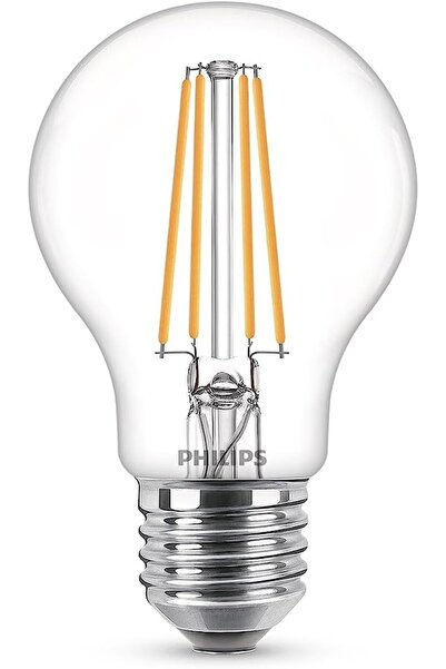 Philips Classic LED A60 Bulb, 2-Pack (E27), 7W (60W equiv), Warm White 2700K, Non-dimmable