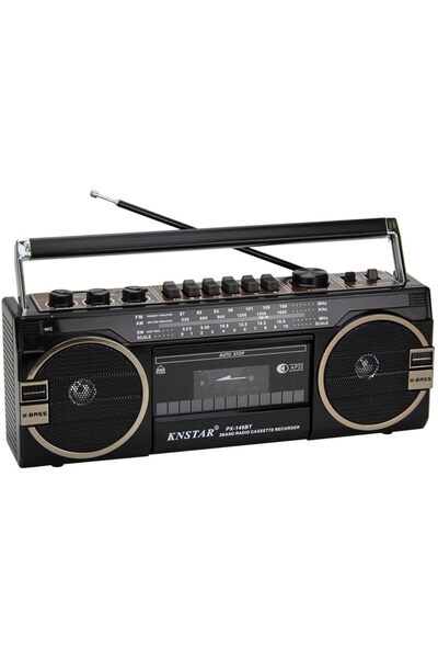 BRF PazarDunyasi Apera KNSTAR PX-149BT Müzik Seti Kasetçalar FM Radyo USB MP3...