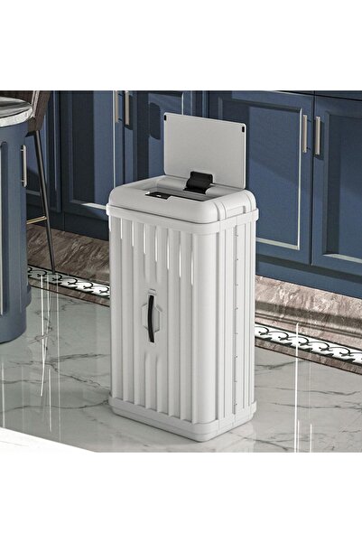 BRF TopTasSell Deconox 50 Lt Sensörlü Çöp Kovası, Portatif Katlanabilir, Büyü...