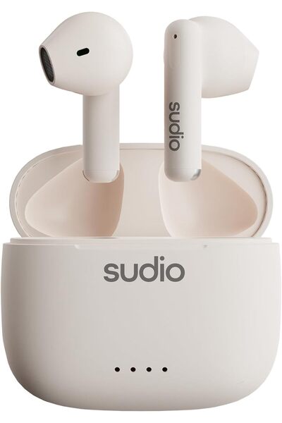 sudio سماعات أذن لاسلكية A1 بتقنية بلوتوث 5.3 مع خاصية التحكم باللمس وحافظة ش...