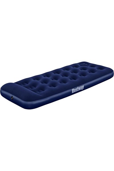 BESTWAY Blue Horizon Step Air Bed with Internal Foot Pump Single XL/Lo 185 x 76 x 28 cm Blue