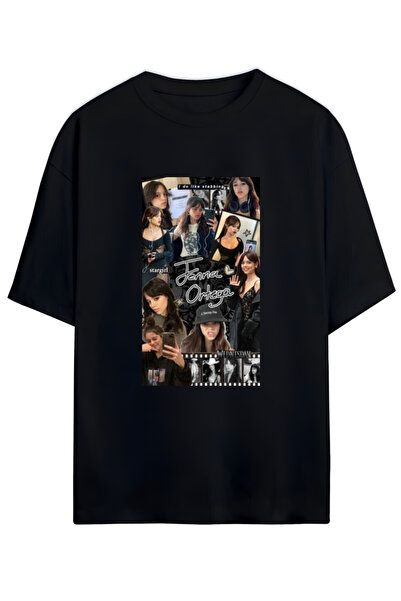 SVART WEAR JENNA ORTEGA HAYRANLARINA ÖZEL UNISEX PAMUKLU TSHIRT