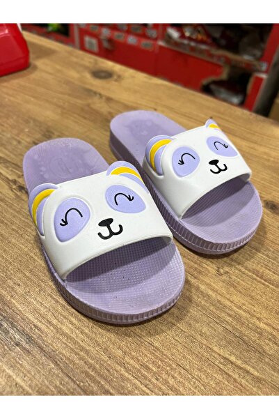 Minamoda Gezer Kız Çocuk Yazlık Best Friend Bunny Pu Rahat Taban Ev Banyo Havuz Plaj Terlik