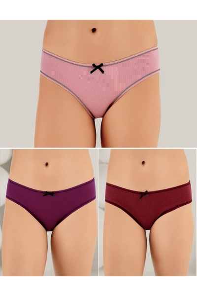 Şahinler Women's Colorful 6 Pack Camisole Panties
