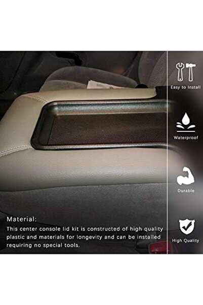 Gmc A ABIGAIL Center Console Lid Replacement Kit Compatible with 1999-2007 Chevy Silverado, Avalanche, S