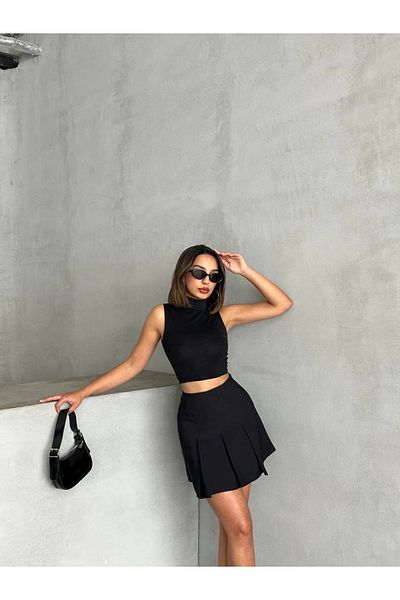 Işıltı kidss Pleated skirt