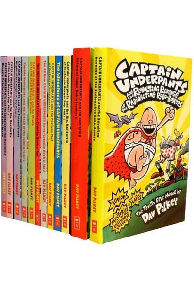 Generic captain underpants book set