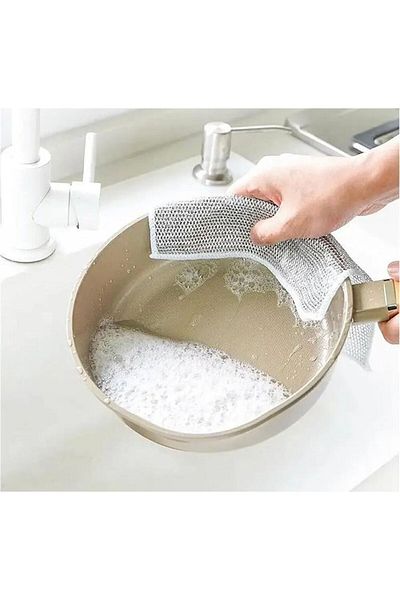 MAİN SHOP Dishwashing Wire Cloth Double Layer 1 Piece M-602