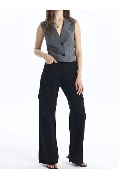 KÖMEN Cargo Pocket jeans black