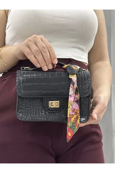 Işıltı kidss Jisse Black Skin Bag