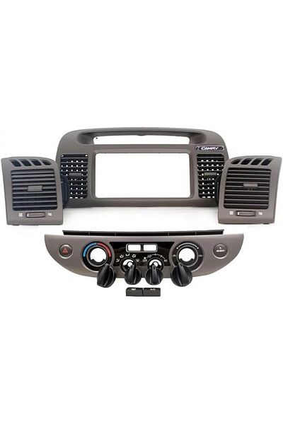 CAMRY Toyota Climate Control Panel with Air Vents, Grey Dashboard Bezel Trim Kit, A/C Control Module