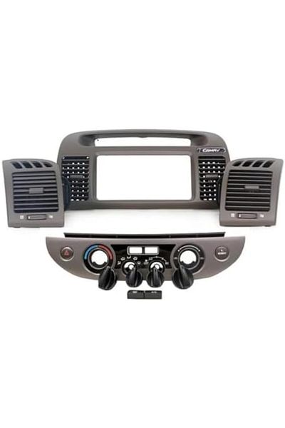 CAMRY Toyota Climate Control Panel with Air Vents, Grey Dashboard Bezel Trim Kit, A/C Control Module