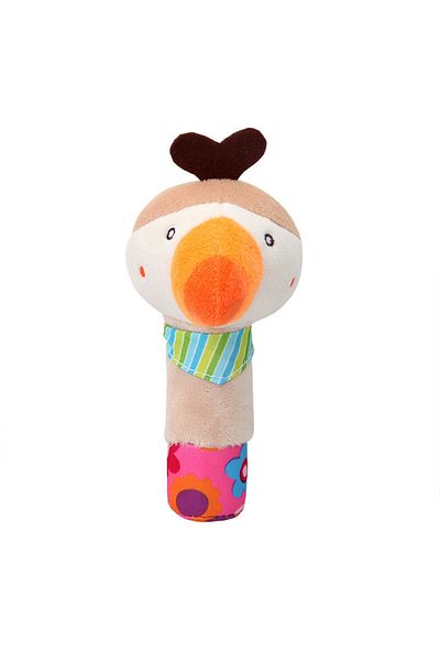 Choice 1 parrot 801 New Baby Animal Hand Bell Rattle Soft Rattle Toy Newborn Educational Rattle Mobiles Bab