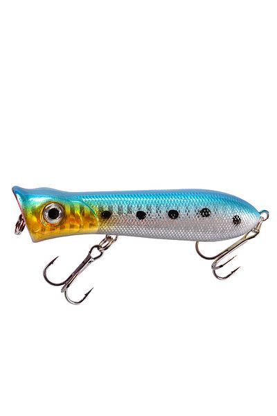 Choice 80mm-12g Color B YUCONG 1PC Popper Fishing Lure 8cm-12g Floating Wobbler Minnow Bait Hard Artificial
