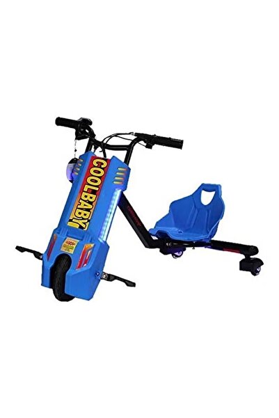 rexa سكوتر كهربائي للركوب والانجراف باللون الأزرق