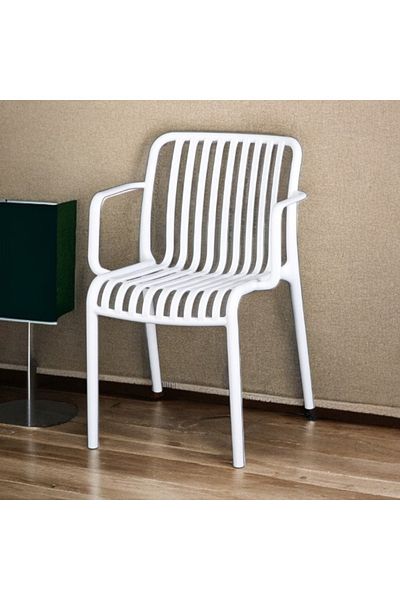 rexa White plastic single chair 45-42-75 cm