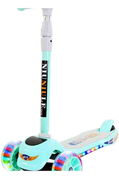 rexa سكوتر ركل مع أضواء وامضة - دراجة ثلاثية العجلات للأطفال الحجم: 75 سم (طو...