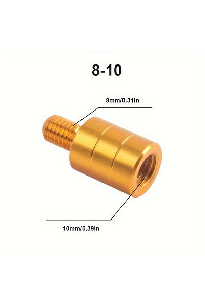 Choice 8-10 Fishing Net Rod Pod Connector M6/M8/M10/M12 Screw Net Head Adapter Fishing Landing Net Parts