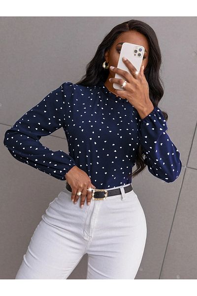 UniqueStore.ro Teresita Blue Shirt - M