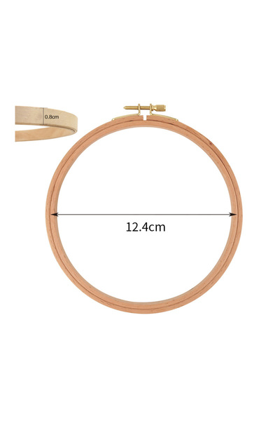 Choice4 Hoop 5 inches High Quality Beech Wood Embroidery Hoop Wooden Embroide...