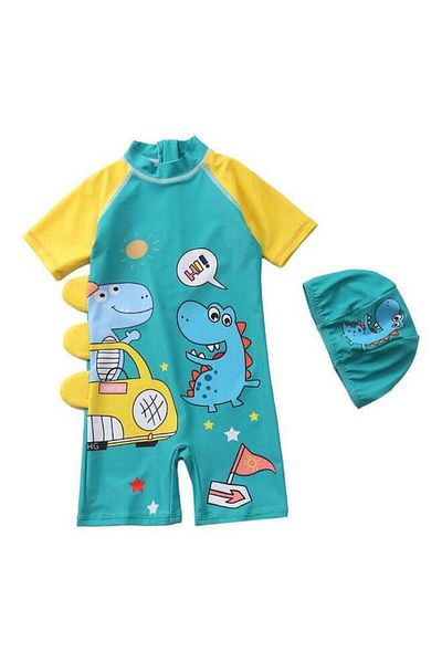 Generic XiuWoo Kids Swimming Suit Set 80cm