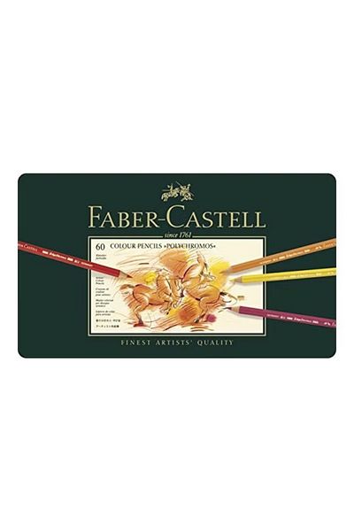 Faber Castell 60-Piece Polychromos Colour Pencil Set Yellow/Red/Pink