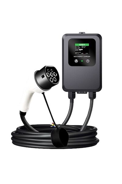 SATCOM Stație de încărcare fixă pentru mașini electrice, WallBox, 7Kw, pornire RFID,