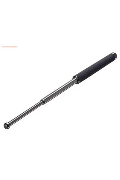 dalimag Baston telescopic metalic, 4 segmente, 64 cm, mâner din spumă, argintiu