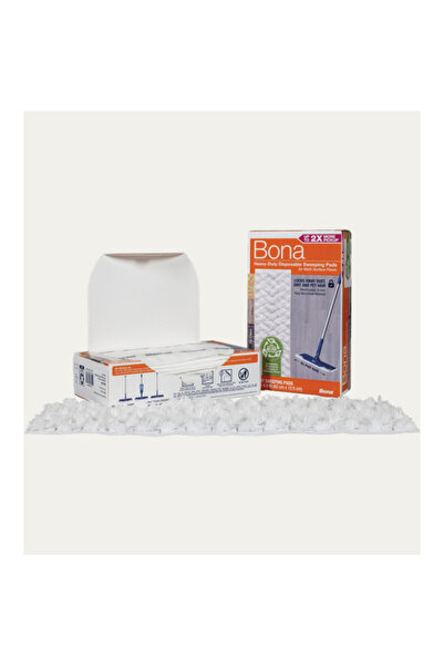 BONA 14-Piece Heavy Duty Disposable Sweeping Pads for Multi-Surface floors 42 x 12.5 cm