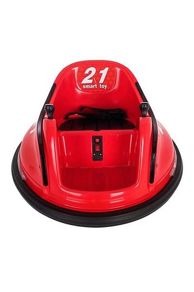 rexa Children's Waltzer Durable Electric Ride-On Toy Car With Glowing LED Features Red 73x73x44centimeter