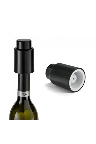 dalimag Vacuum Stopper for Wine Bottles, ABS, 7 cm, Black,