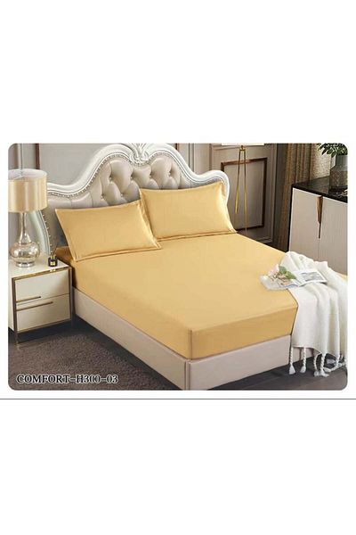 FIONNA.RO Husa Cu Elastic Din Jersey Reiat 180x200cm - Cream