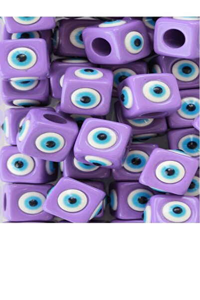 312 KONSEPT 8 BUCĂȚI CUIBĂ DE PLASTIC Mărgele cu ochi rău roșu 2,5 CM