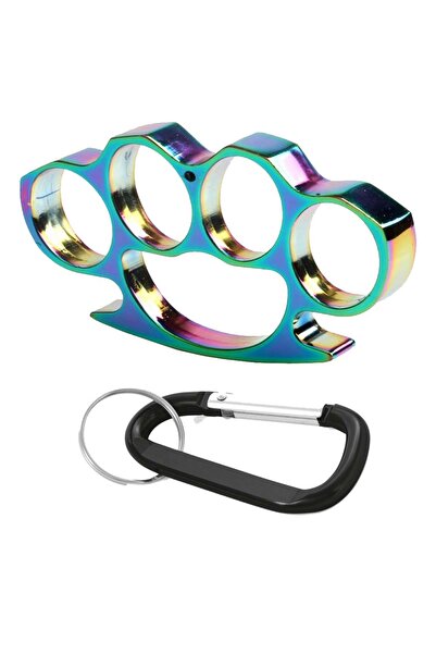 dalimag Set Carabina Simpla si Pumnal Rainbow Blast, Fade, Otel inoxidabil, Multicolor, 1 cm,