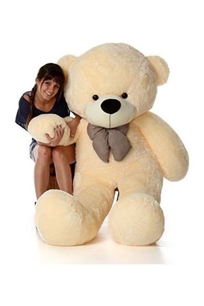 rexa Giant Cream Teddy Bear - Super Soft Plush Stuffed Animal Toy & Gift