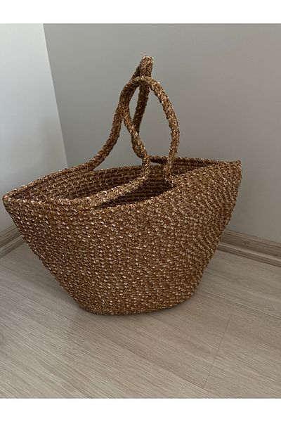 ESNEVA Straw Simple Design Women's Hand and Shoulder Bag