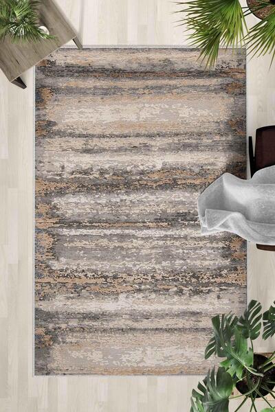 Monnhein Non-Slip Base Washable Carpet – Modern Digital Printing Carpet for K...