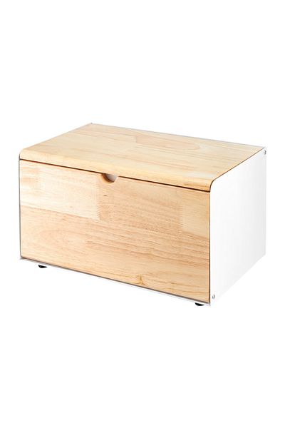 Ambition Bread storage box, bamboo lid, Scandi