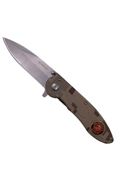 dalimag Briceag manual, Model Marin, Camo, Lama Otel, 19.5 cm,