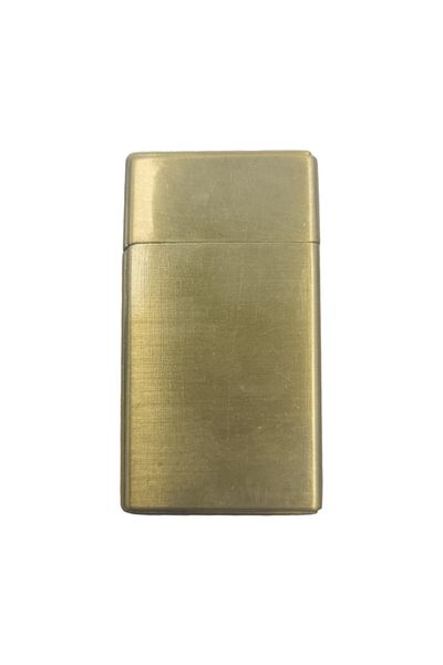 dalimag Gas Lighter, Zippo Shape, Windproof, Refillable, Adjustable Flame, Metallic, Gold,
