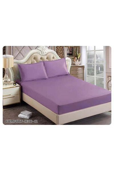FIONNA.RO Husa Cu Elastic Din Jersey Reiat 180x200cm - Lila